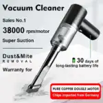 Powerful Wireless Handheld Car Vacuum Cleaner – Compact, Versatile, and Efficient
