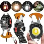 Multi-Functional COB Keychain Light – Compact Tool with 6 Modes & Emergency Features
