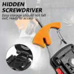 Multi-Functional COB Keychain Light – Compact Tool with 6 Modes & Emergency Features - Image 2